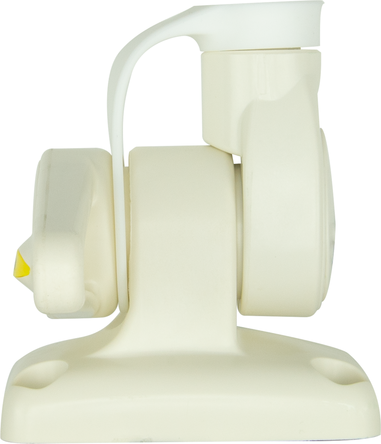 SINGLE SWIVEL RECTANGULAR ANTENNA BASE - SUIT AW36XX WHIPS - WHITE
