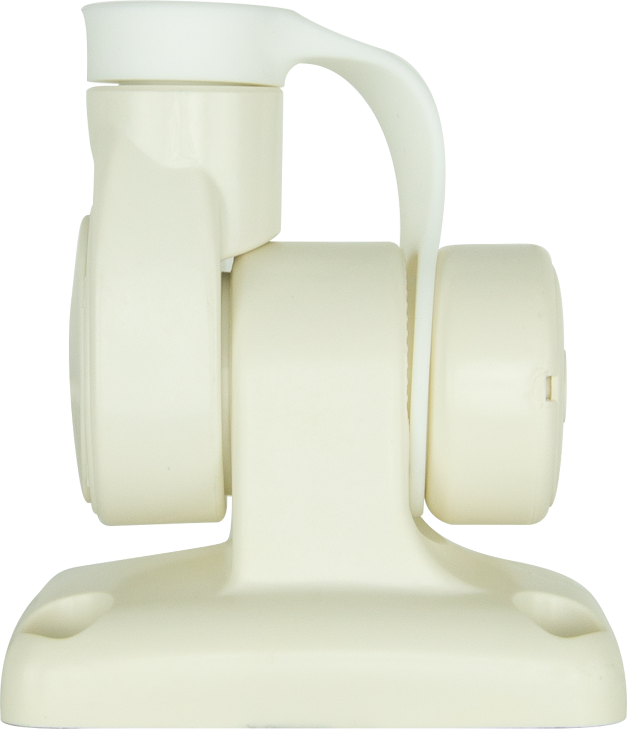 SINGLE SWIVEL RECTANGULAR ANTENNA BASE - SUIT AW36XX WHIPS - WHITE