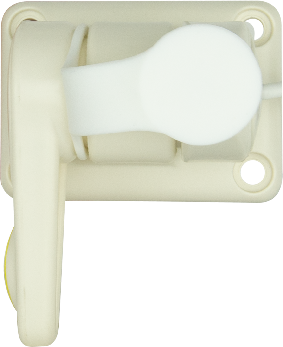 SINGLE SWIVEL RECTANGULAR ANTENNA BASE - SUIT AW36XX WHIPS - WHITE