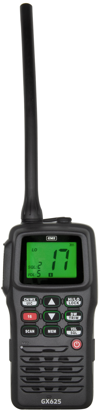 5/1 WATT HANDHELD VHF MARINE RADIO