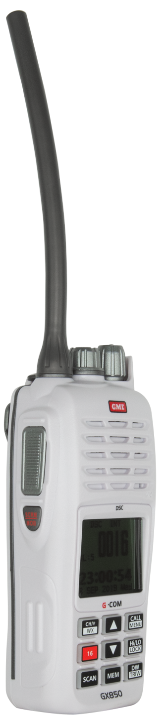 5/1 WATT HANDHELD VHF MARINE RADIO - DSC & GPS