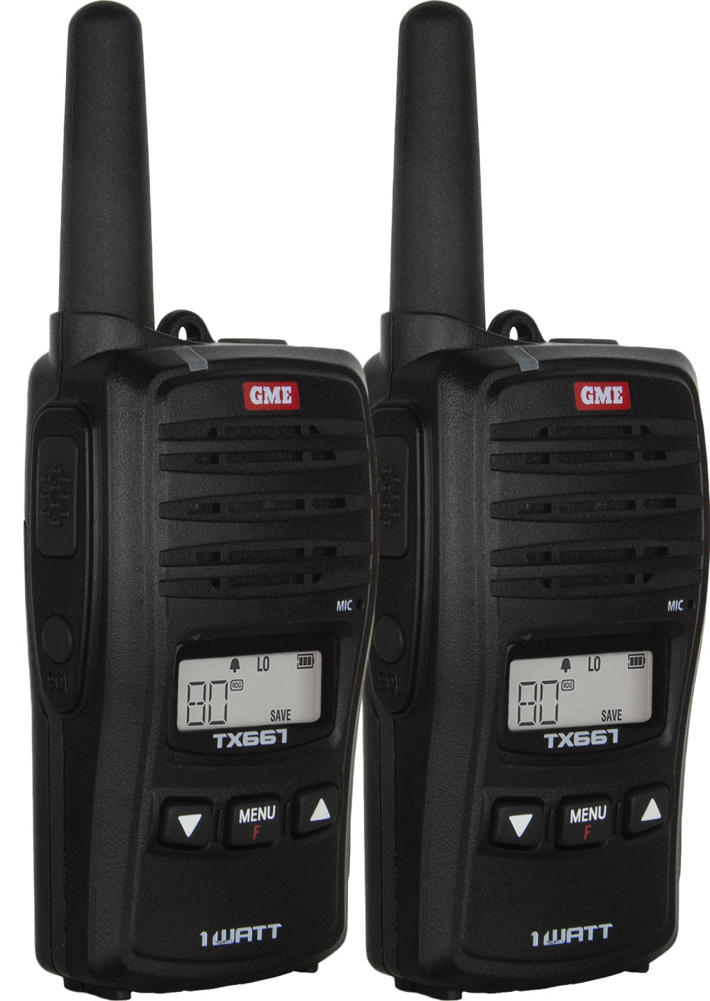 1 WATT UHF CB HANDHELD RADIO - TWIN PACK - Trek Hardware