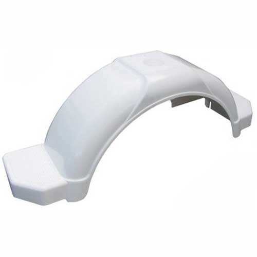 White Plastic Guard 14 Inc Mudflap (WASSON)